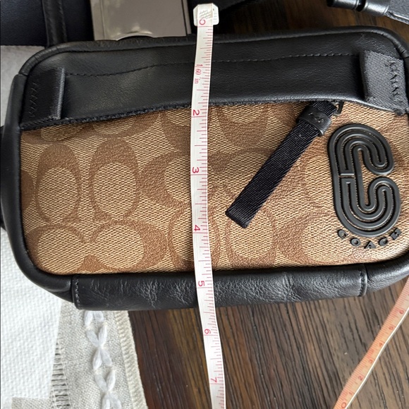 Coach Edge Belt Bag in signature coated canvas. - Picture 13 of 13